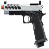 Lancer Tactical Airsoft Pistol STRYK Hi-Capa 5.1/4.3 Full Metal Gas Blowback 330 FPS (W/Red Dot Mount, Silver, Hi-Capa 5.1) view 2