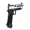 Lancer Tactical Airsoft Pistol STRYK Hi-Capa 5.1/4.3 Full Metal Gas Blowback 330 FPS (W/Red Dot Mount, Silver, Hi-Capa 5.1) view 4