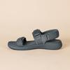 Amazon Essentials Men's Adjustable Triple Strap Sandal, Grey, 12 view 3