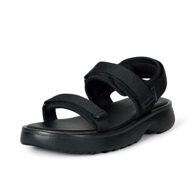 Amazon Essentials Women's Sport Sandal With Memory Foam Insole and Adjustable Padded Straps, Black, 10