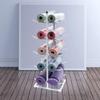 Katzowen Yoga Mat Storage Holder, Extra Large Foam Roller Organizer with Non-Slip Foot, 20 Sports Mats Display Stand (Color : White) view 2