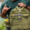 AMERICANPHOENIX 45L Elite Tactical Backpack | 3X Stronger Work & Military Backpack | Water Resistant and Heavy Duty | 3 Day MOLLE Bug Out Bag (Olive Green) view 3
