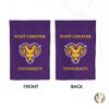 Desert Cactus West Chester University WCU Garden Flag  19 x 12 inch West Chester Golden Rams Banner, For Outdoor Display and Events (Design B) view 2