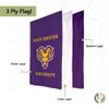 Desert Cactus West Chester University WCU Garden Flag  19 x 12 inch West Chester Golden Rams Banner, For Outdoor Display and Events (Design B) view 3