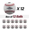 PO NATION Baseballs - Official League College and High School Baseball, Grade A Cowhide Leather, Cork & Rubber Core with 85% Wool Filling, 5oz / 9" (1 Dozen) view 2
