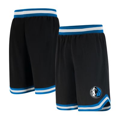 Ultra Game Boys' Active Knit Basketball Training Shorts,Dallas Mavericks,Black,8