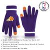 Ultra Game NBA Official Mens Super Soft Winter Beanie Knit Hat with Extra Warm Touch Screen Gloves - Unisex, Phoenix Suns, Team Color, 1SIZE view 3