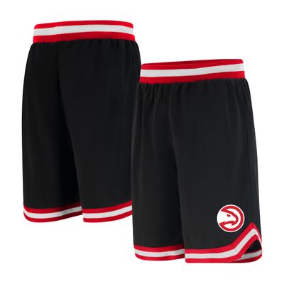 Ultra Game Boys' Active Knit Basketball Training Shorts,Atlanta Hawks,Black,10-12
