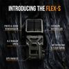 SPYPOINT FLEX-S Solar Outdoor Cellular Trail Camera - Integrated Solar Panel, No WiFi Needed, Hunting & Game Camera with Night Vision Motion Activated, Dual-Sim LTE, 36MP Photos, 1080p Videos + Sound view 3