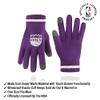 Ultra Game NBA Official Mens Super Soft Winter Beanie Knit Hat with Extra Warm Touch Screen Gloves - Unisex, Sacramento Kings, Team Color, 1SIZE view 4