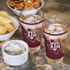 Rico Industries NCAA Texas A&M Aggies 16 oz Pint Glasses with Digitally Printed Logo, Practical Set of 2 Classic Drinking Glasses view 4