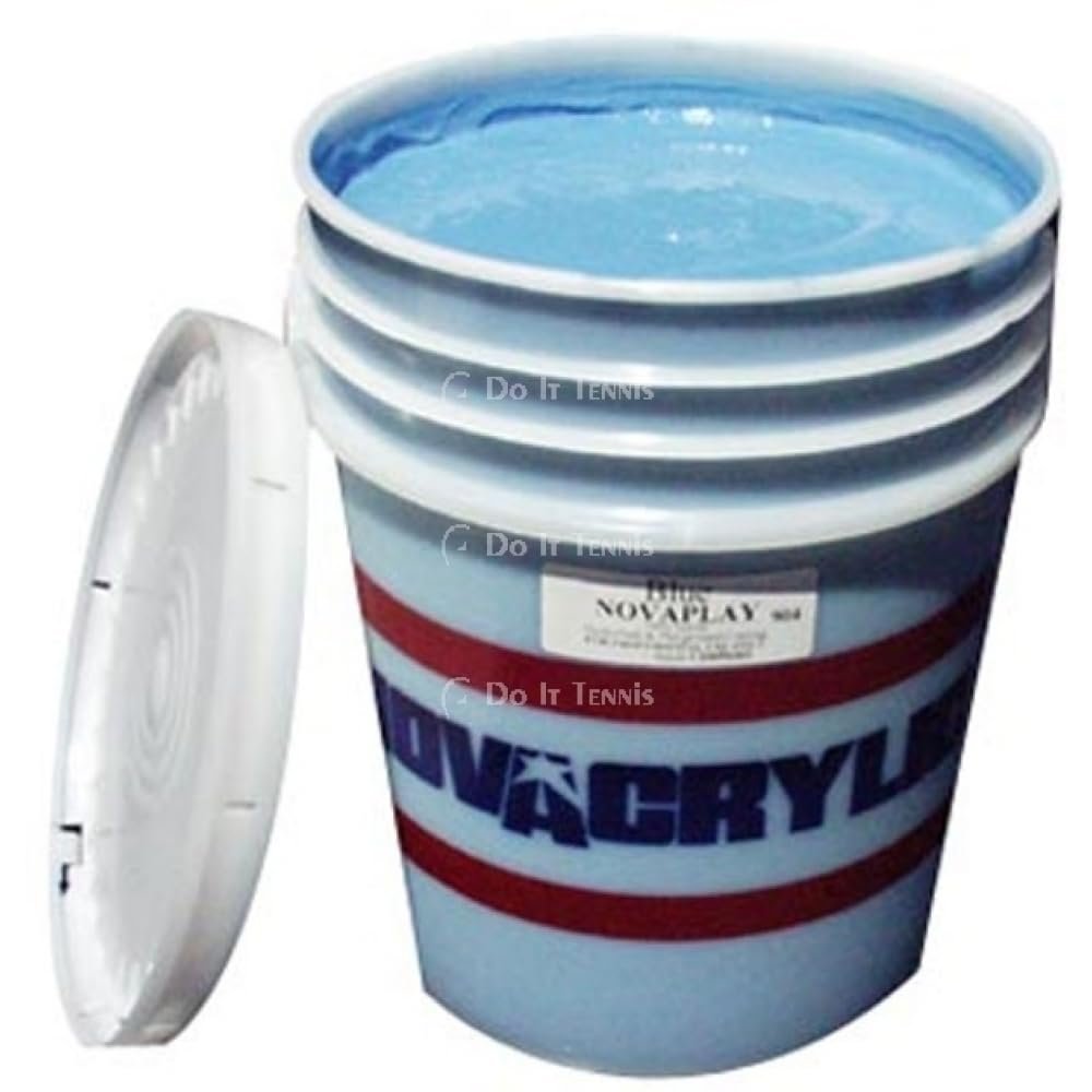 Nova NovaPlay Heavy Duty Tennis Court Surfacing, Nova Green (5 Gallon Pail)