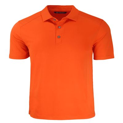Cutter & Buck Forge Eco Stretch Recycled Mens Polo, College Orange, M