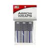 Bohning 4" Patriotic Arrow Wraps, X-Large, Law Enforcement view 2