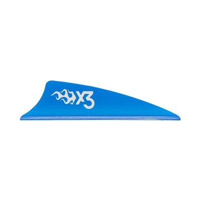 Bohning X3 Vane, 1.75", Satin Blue, 36pk
