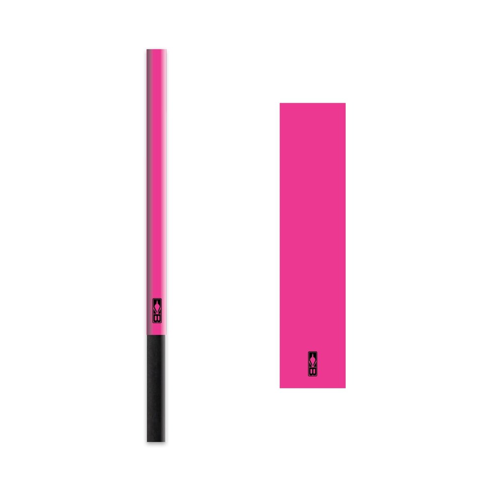 Bohning 5.5" Solid Arrow Wraps, Standard, Hot Pink