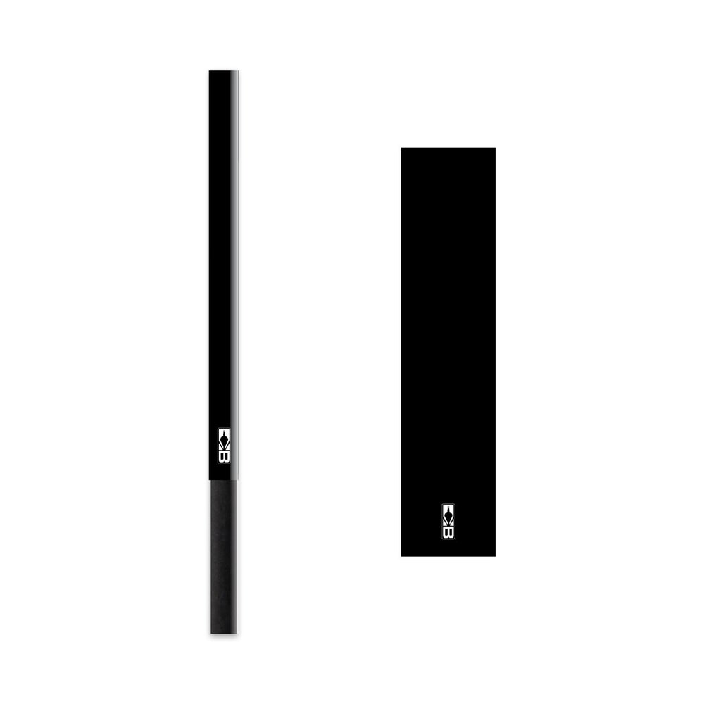 Bohning 5.5" Solid Arrow Wraps, Small, Black
