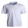 Cutter & Buck Pike Eco Pebble Print Stretch Recycled Mens Polo, White view 1