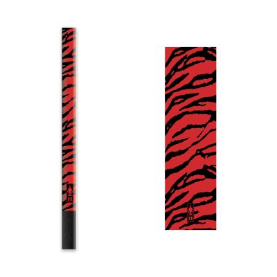 Bohning 4" Tiger Print Arrow Wraps, X-Large, Red Tiger