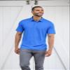 Cutter & Buck Forge Eco Stretch Recycled Mens Polo, Digital, XXL view 3