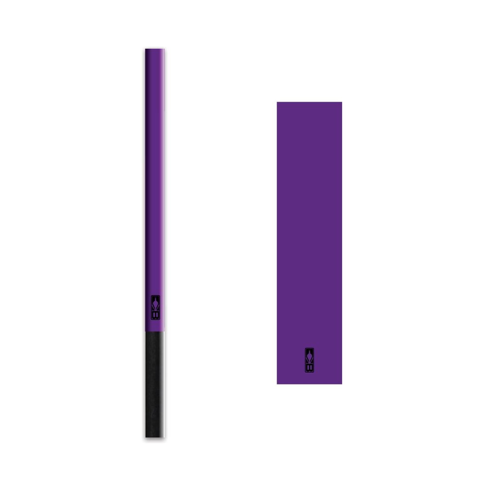 Bohning 5.5" Solid Arrow Wraps, Standard, Purple