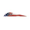 Bohning Heat Vane, Low Profile Hunting Vane, 2.5" 100pk, American Flag view 1