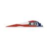Bohning Heat Vane, Low Profile Hunting Vane, 2.5" 100pk, American Flag view 2