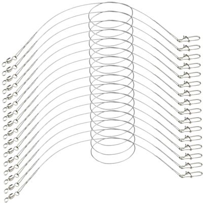 Fishing Tackle Anti-wear Thread Fishing Swivels Wire Material for Saltwater