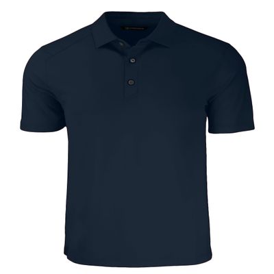 Cutter & Buck Forge Eco Stretch Recycled Mens Polo, Navy Blue, S