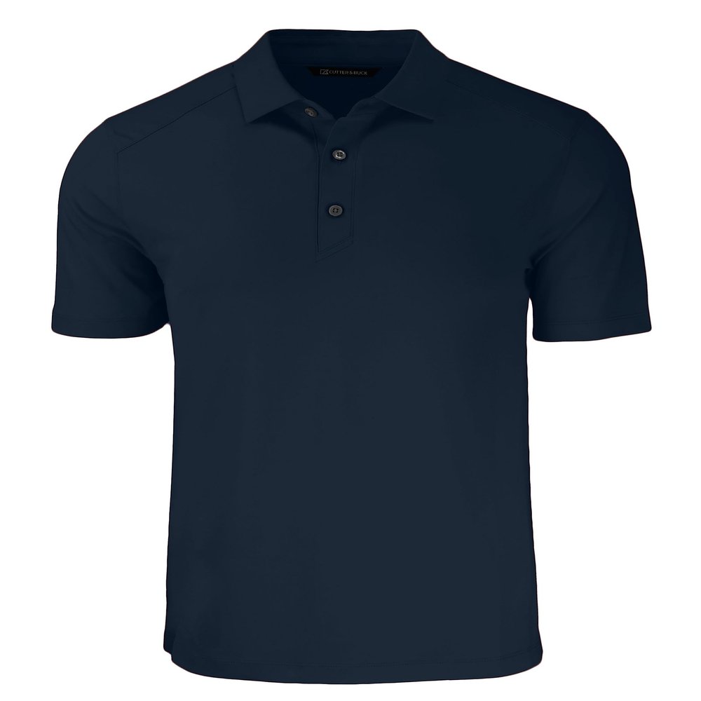 Cutter & Buck Forge Eco Stretch Recycled Mens Polo, Navy Blue, S
