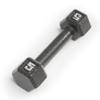 Marcy 5lb Cast Iron Hex Dumbbell, Single, IV-2005 view 1