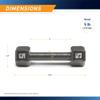 Marcy 5lb Cast Iron Hex Dumbbell, Single, IV-2005 view 2