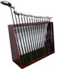 REMYS Backyard Green Golf Club Storage Stand Rack for Men/Golfer, Small Golf Display Equipment, 13 Putters Garage Organizer Holder, Easy Assemble view 3