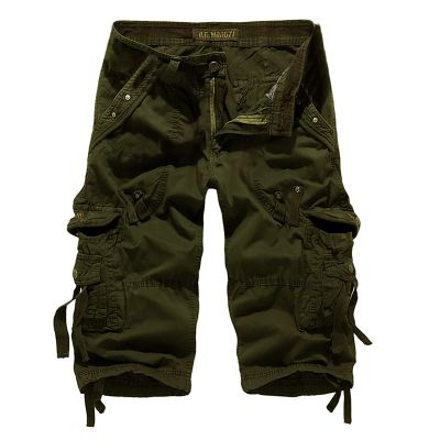 Cargo Shorts for Men Regular Fit Pants Lssig Solid Jogginghose Elastic Waist Drawstring Comfy Work Shorts Work Men's Relaxed Fit Cargo Shorts Drawstring Elastic Waist Walking Shorts
