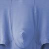 Maiyifu-GJ Men's Modal Seamless Underwear Stretch Comfy Boxer Briefs Soft Breathable Trunks (Blue 1PC,3X-Large) view 2
