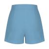 Uillui Workout Shorts Womens Summer High Waist Straight Leg Shorts Casual Lightweight Cotton Linen Shorts Comfy Loose Shorts view 3