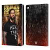 Head Case Designs Officially Licensed WWE Grunge Roman Reigns Leather Wallet Case Compatible with Apple iPad Air 2 (2014) view 1