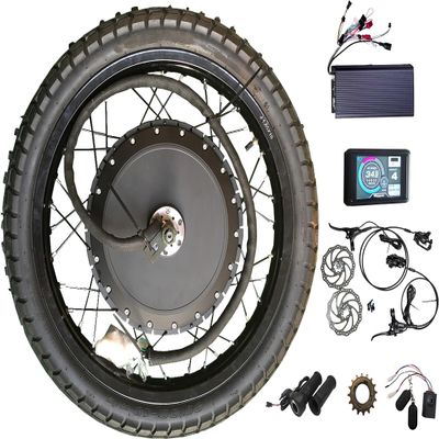NB POWER 150mm Dropout QS 273 8000W motorwheel Ebike kit with 150A Sabovoton Controller,Hydraulic Brake with disc Brake (18inch 3.5T high Speed 8000W Ebike kit)