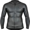 A Vebodi Men's Surf Wetsuit Top. Mens 1.5mm Neoprene Surfing Jacket. Long Sleeve-Front Zipper Vest. Wet Suit Top. Small view 1