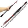 Fishing Poles 1.6m-2.7m Telescopic Fishing Rod Carbon Portable Spinning Casting Rod Lure Fishing Lure Weight 7-28g M Power Fast Rod Caa De Pescar (Color : Casting Rod, Size : 1.8m) view 3