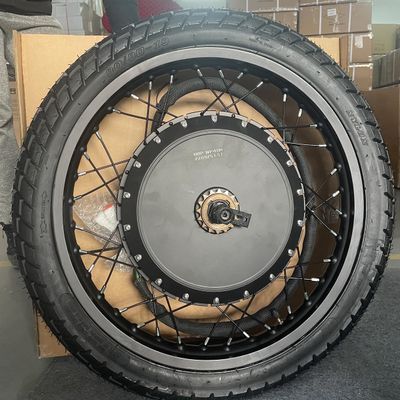 NB POWER 150mm Dropout QS 273 8000W motorwheel Ebike kit with 150A Sabovoton Controller,Hydraulic Brake with disc Brake (21inch 5T high Torque 8000W Ebike kit)