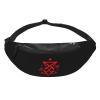 Occult Sigil Of Lucifer Satanic Lumbar Pack Adjustable Travel Hiking Lumbar Pack, For Outdoor Sports Travel view 2