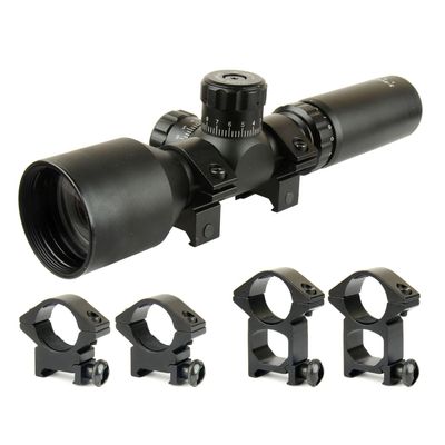 TACFUN 3-9x42 Long Eye Relief Scope with Weaver/Picatinny Ring