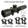 TACFUN 3-9x42 Long Eye Relief Scope with Weaver/Picatinny Ring view 3