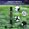 BAGAIL All-in-1 Badminton Net, Height Adjustable (Up to 5.1') Kids Volleyball Net, Quick Setup Sports Net with Portable Bag for Pickleball, Tennis, Pool, Backyard & Indoor Games - 14ft, Blue view 4