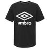 Umbro Men's Logo Tee, White/Black Beauty, X-Large view 1