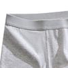 Maiyifu-GJ Men's Solid Colour Moisture-Wicking Underwear Athletic Soft Boxer Briefs Breathable Cotton Trunks (Gray 20 5PC,Large) view 2