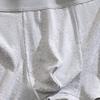 Maiyifu-GJ Men's Solid Colour Moisture-Wicking Underwear Athletic Soft Boxer Briefs Breathable Cotton Trunks (Gray 20 5PC,Large) view 3
