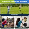 HYES 2 Pack Bow and Arrow for Kids, LED Light Up Archery Set with 24 Suction Cup Arrows, 1 Standing Target, 6 Score Targets & 2 Quiver, Indoor Outdoor Sport Gifts for Boys Girls Ages 4-8 view 2