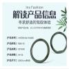 FUERU Car Steering Wheel Cover Set Universal Car Steering Wheel Cover Ice Silk Four Seasons Universal Comfortable Touch Car Interior (Color : 7#) view 2